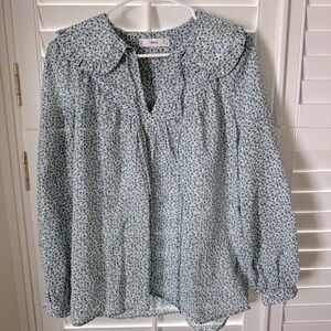 Mango Floral Top Size XS